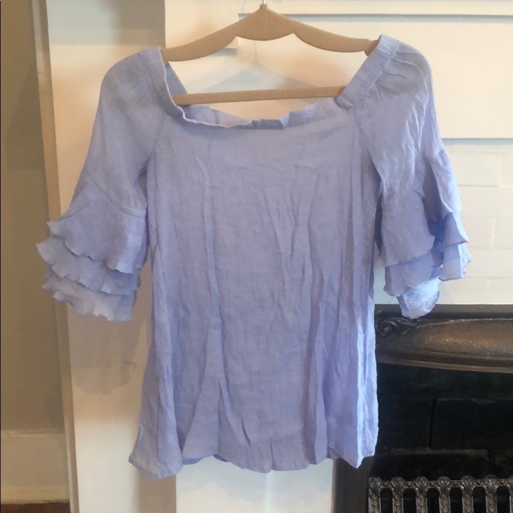 Linen Off The Shoulder Top